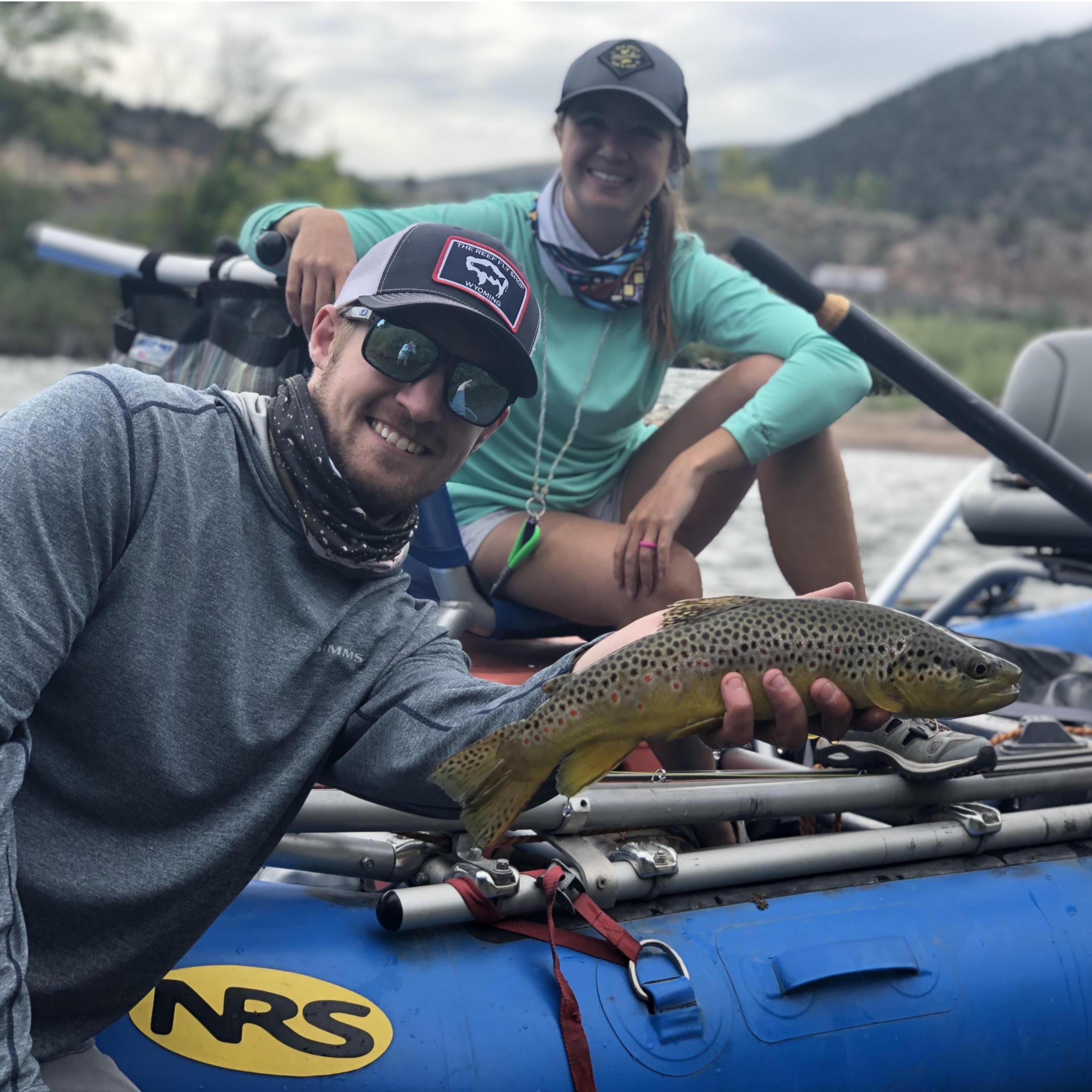 Floating and fishing!