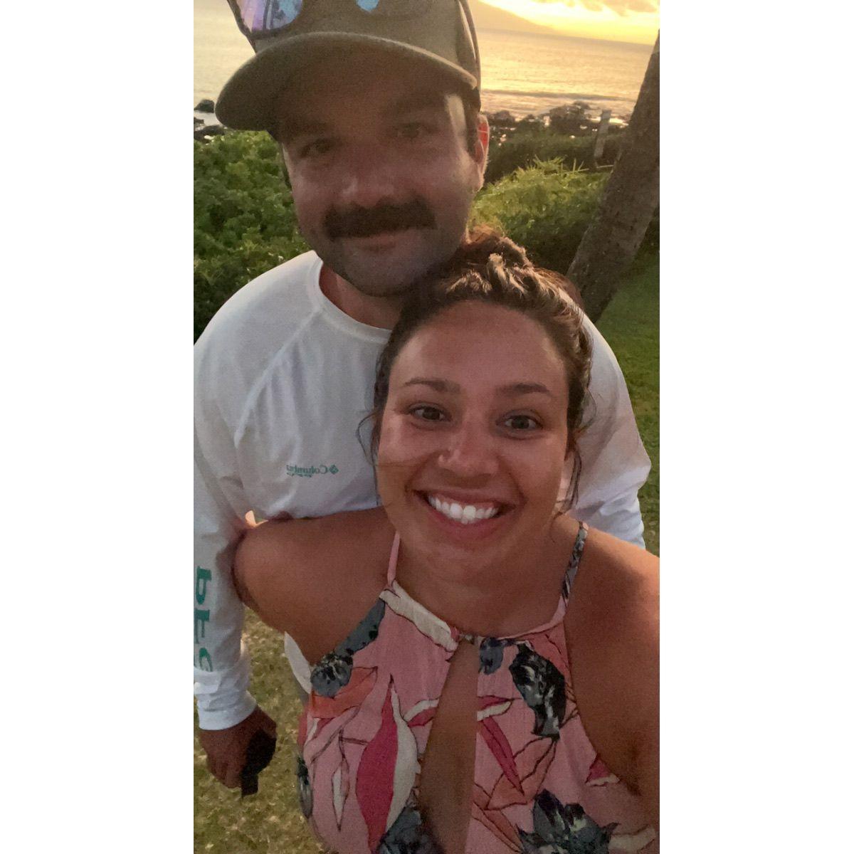 Celebrating finishing first year of medical school in Maui.
