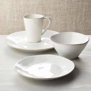 Marin White 4-Piece Place Setting