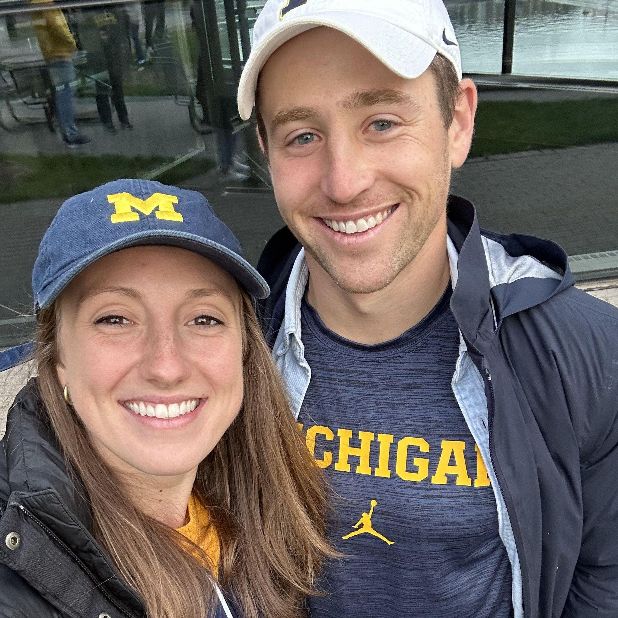 Teaching Alex what a national championship feels like! But Alex says he still bleeds Black & Gold