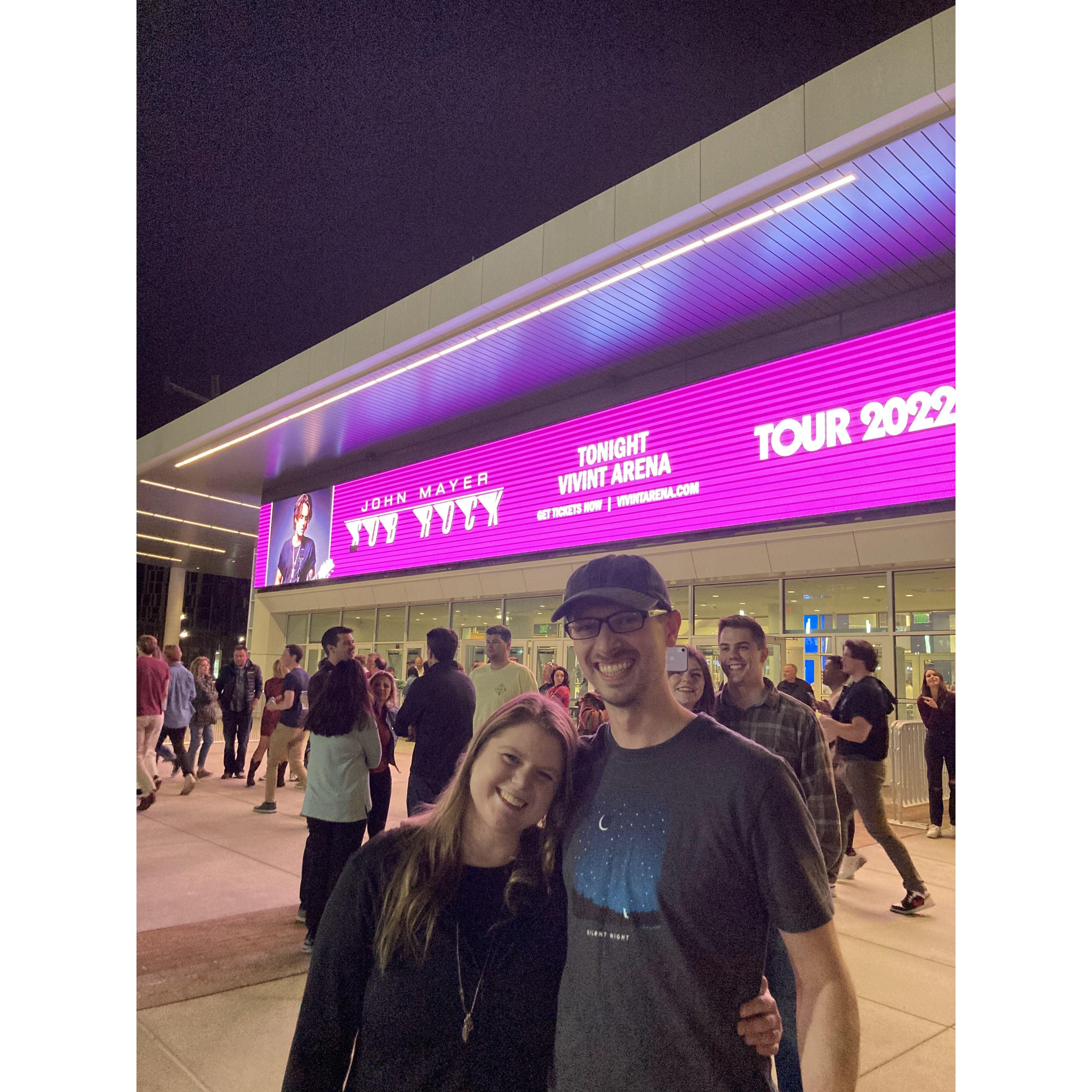 When we saw John Mayer.