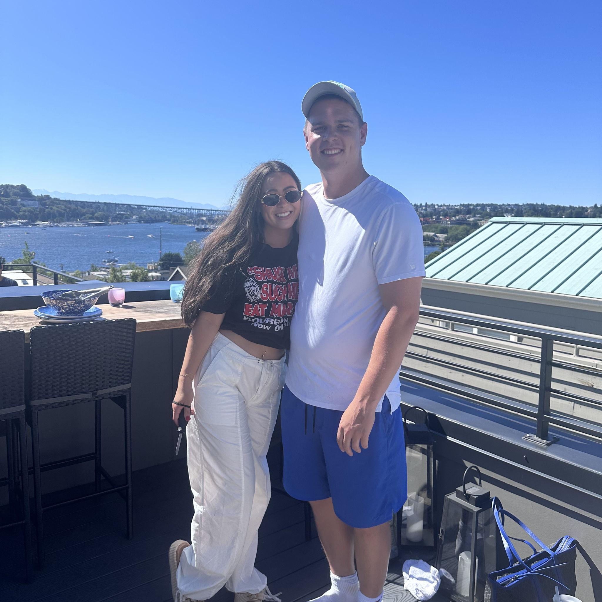 Summer BBQs on our roof!