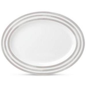 kate spade new york Charlotte Street Grey 16" Platter