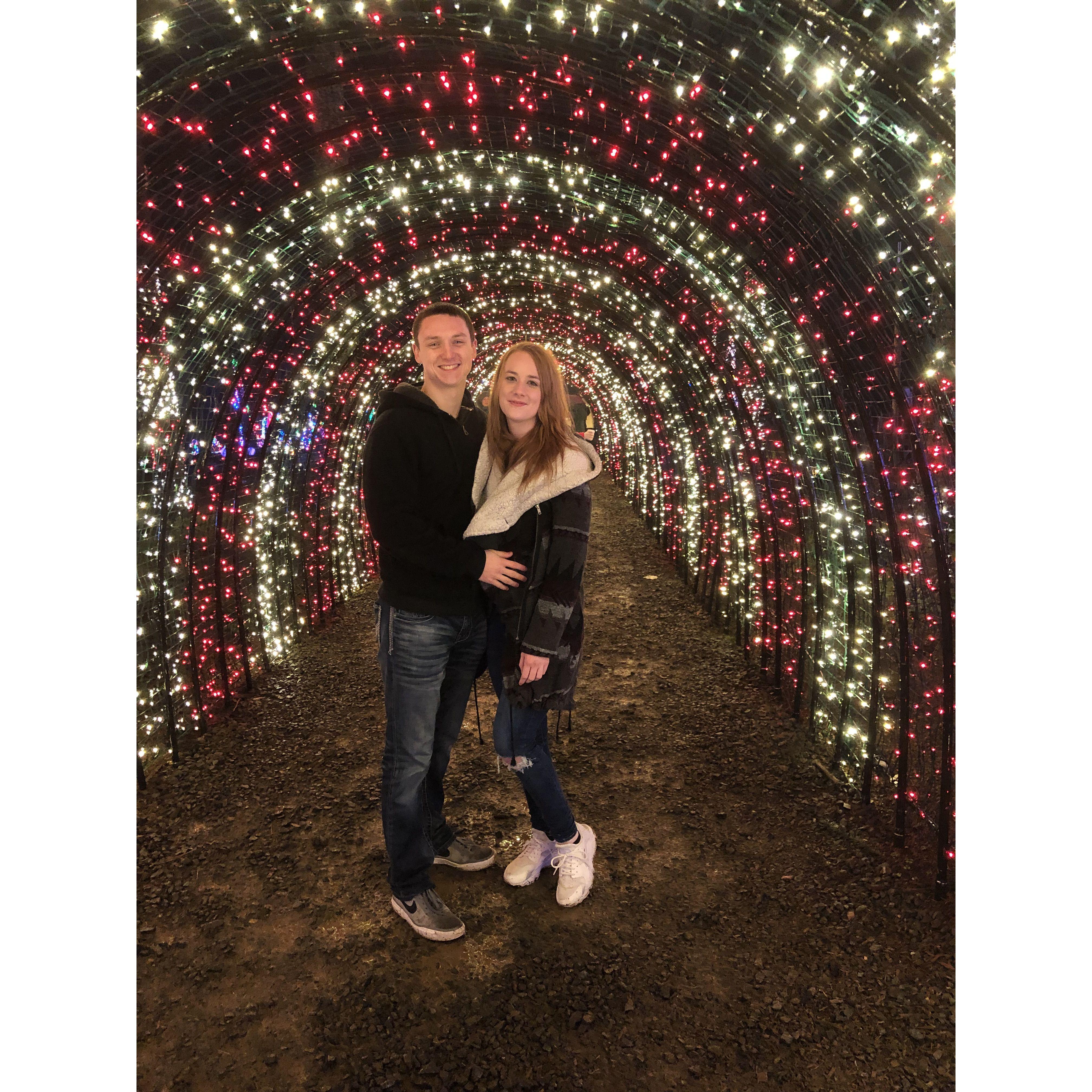 Celebrating our first Christmas together. Dec. 2018