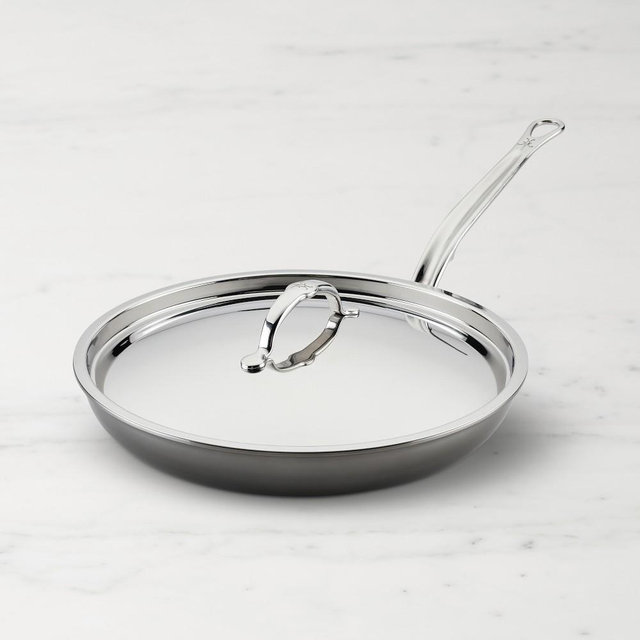 Hestan NanoBond® Titanium Stainless-Steel Covered Skillet Fry Pan, 12"
