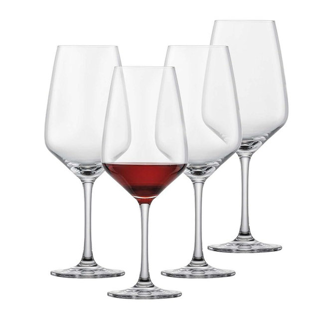 SCHOTT ZWIESEL Tulip Red Wine Glass (Set of 4), Wine Glasses for Red Wine, Dishwasher-Safe Tritan Crystal Glasses, Made in Germany (17 Ounce)
