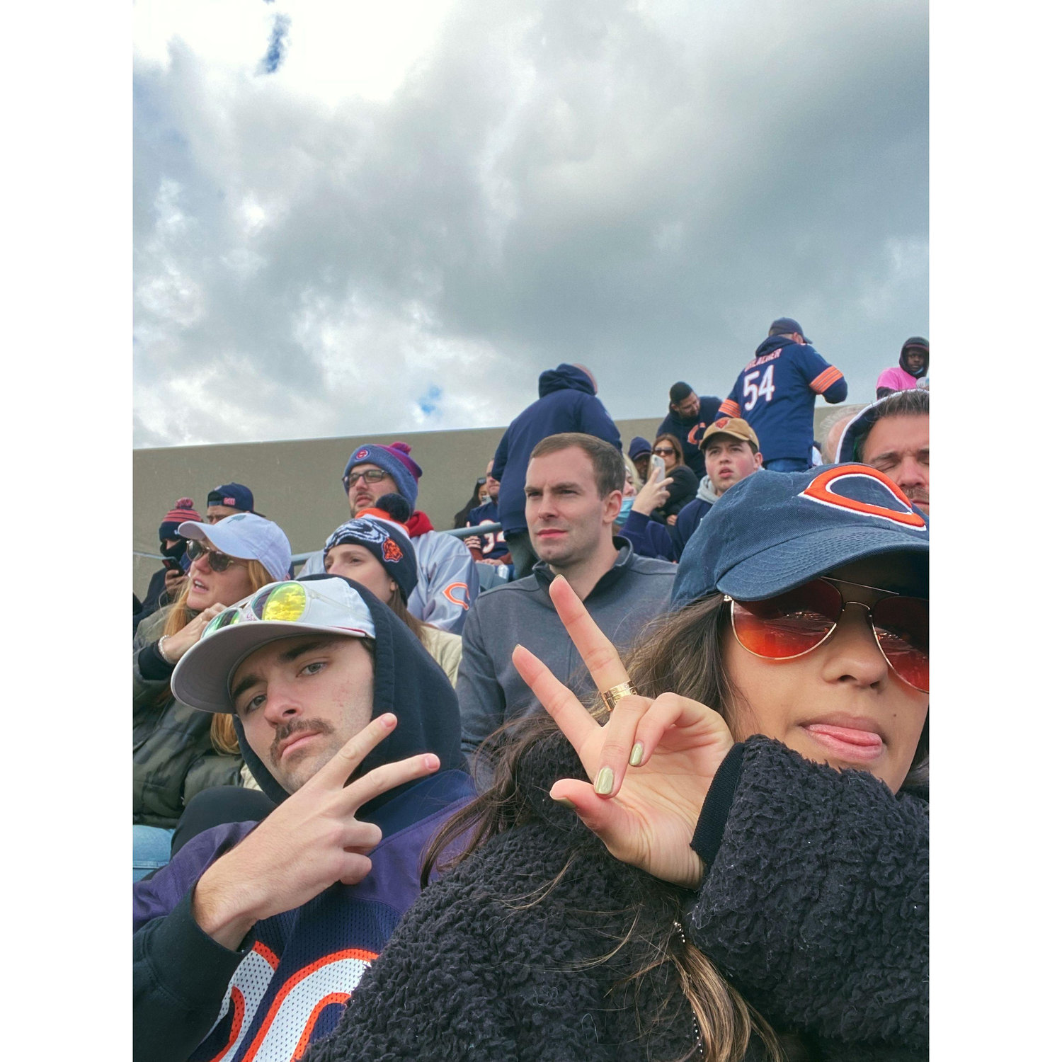our first bears game together!