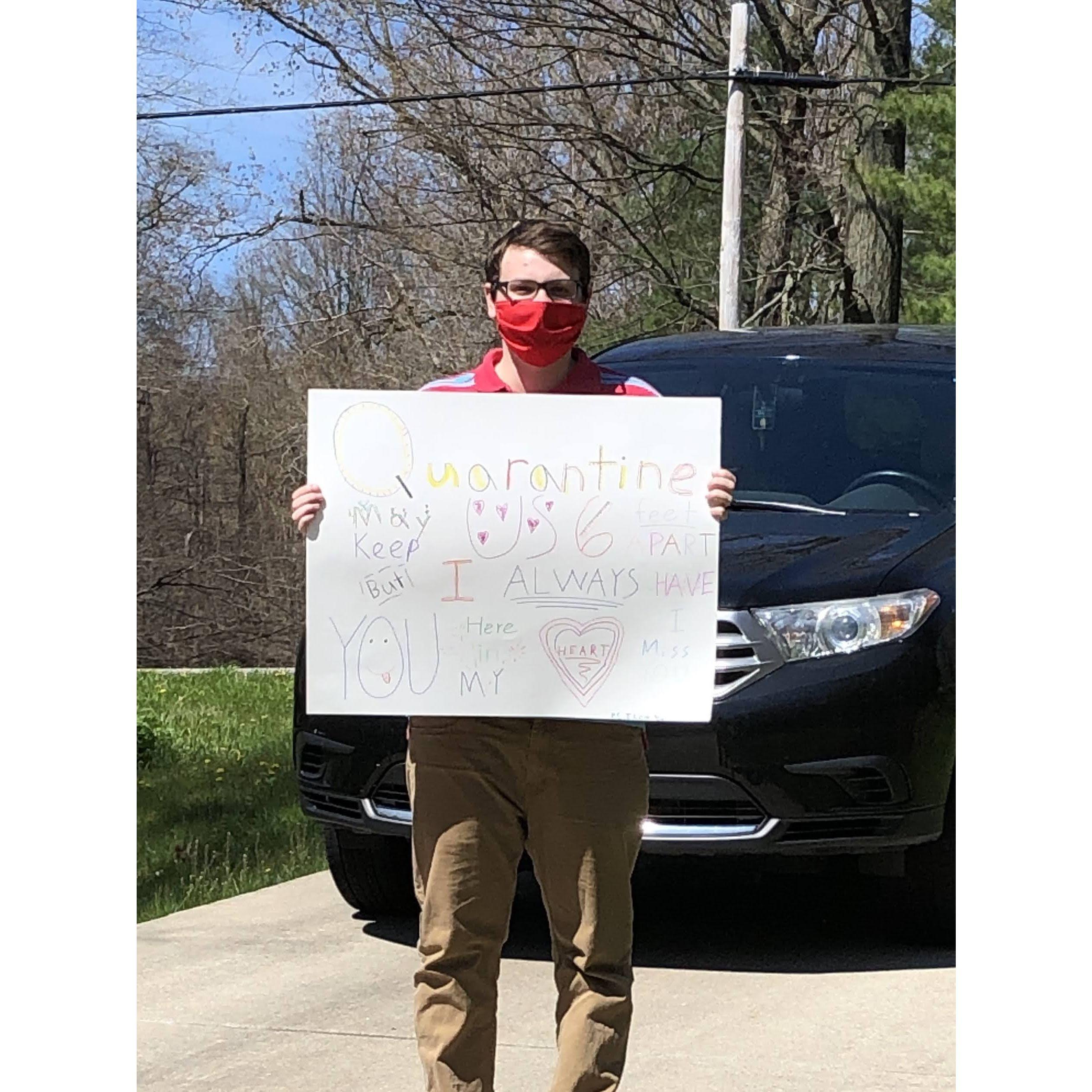 COVID-19 lockdown couldn't stop us! April 2020