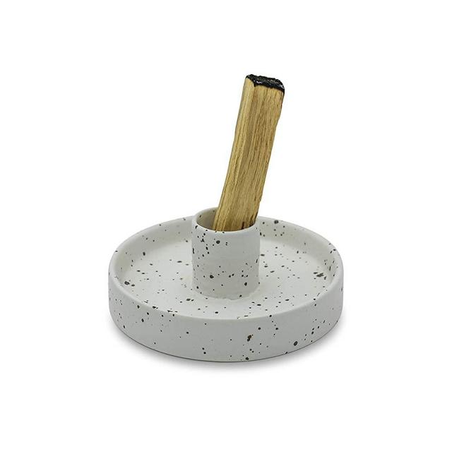 Bursera White Palo Santo Holder, Tree Planted with Every Order, Ceramic Holder for Palo Santo Sticks, Palo Santo Wood Incense Stick Holder