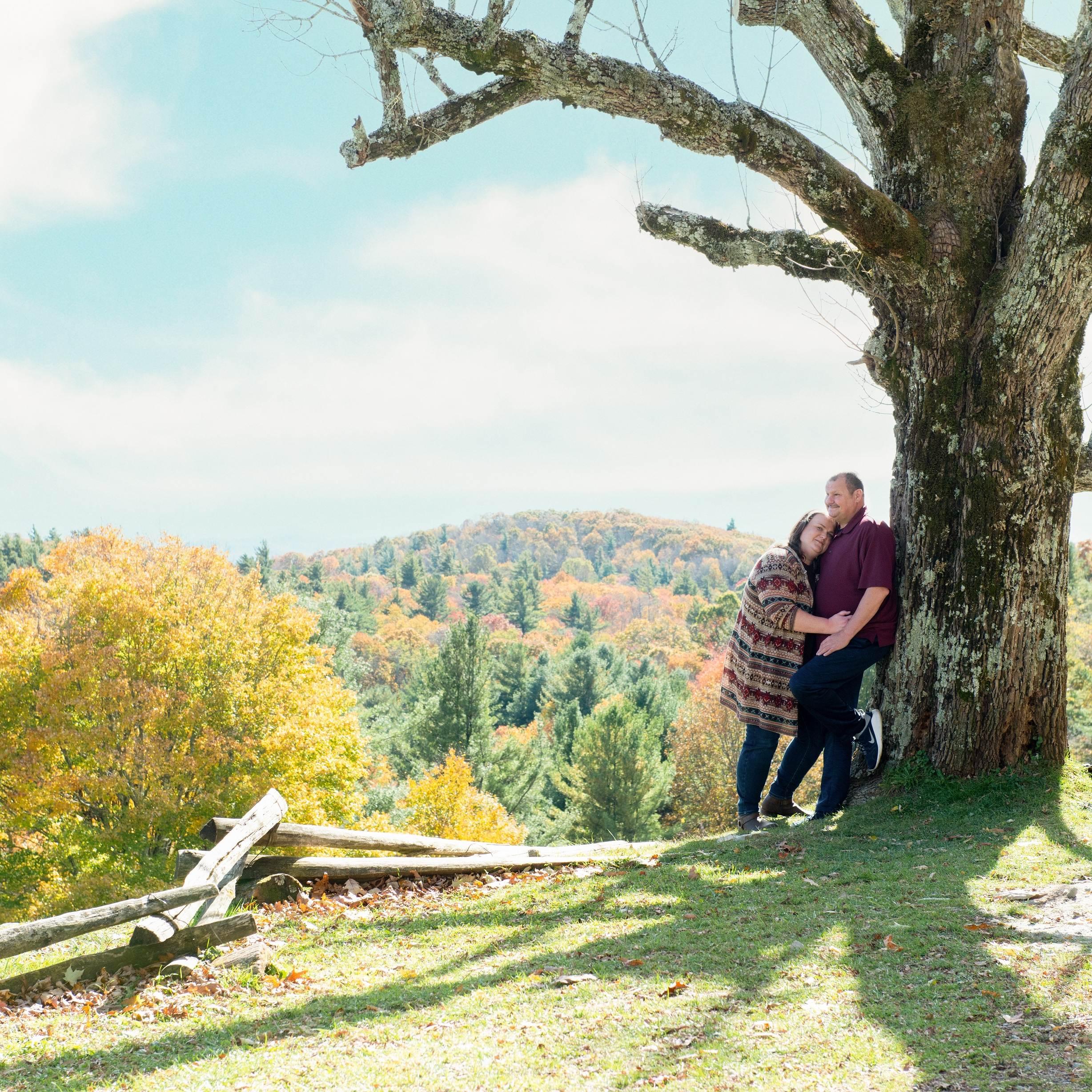 On the grounds of Moses Cone Manor off BRP, near Boone.