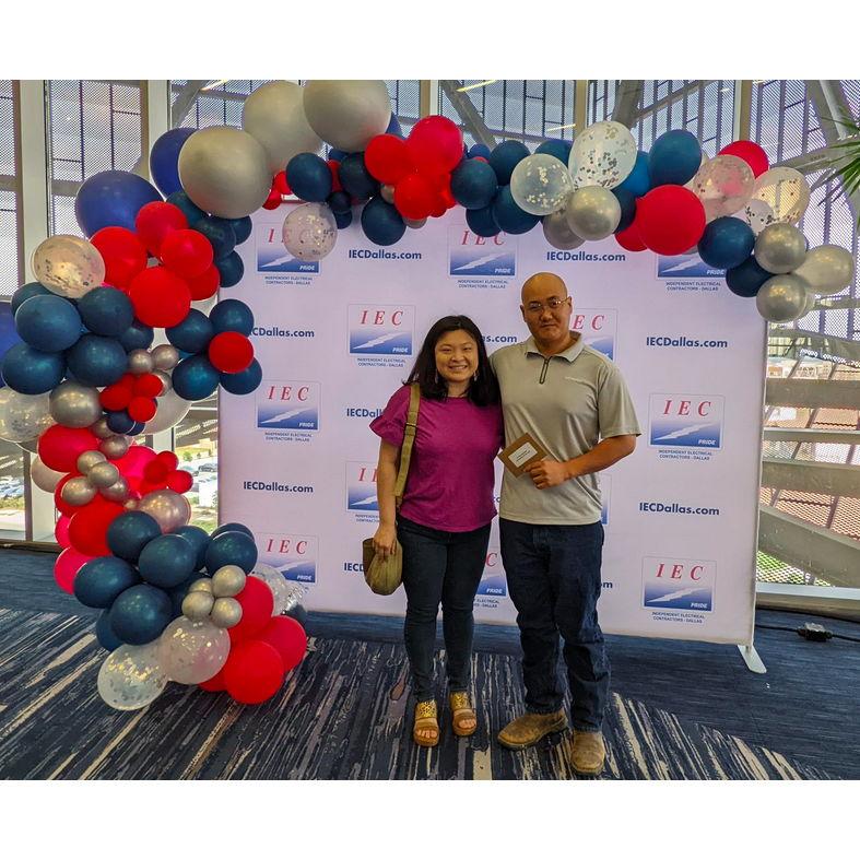 Sam's junior year of being an electrical apprentice | Receiving an award from IEC Dallas
