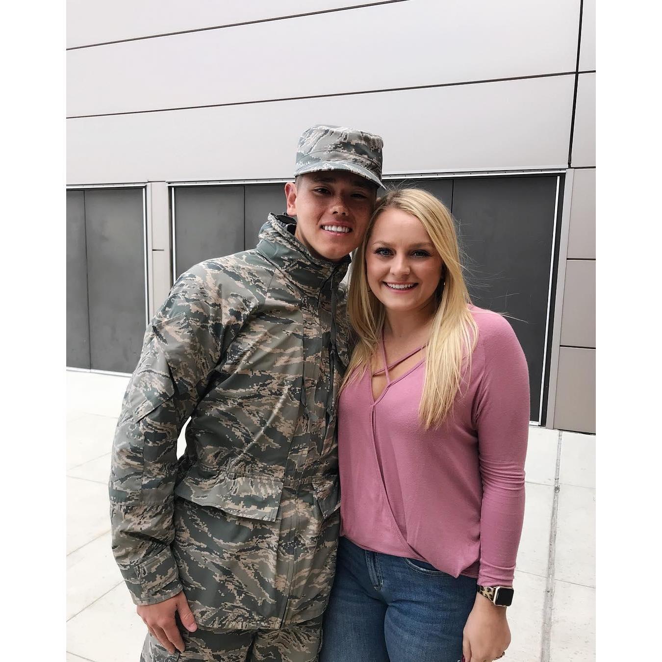 Jay's basic training graduation January 2019