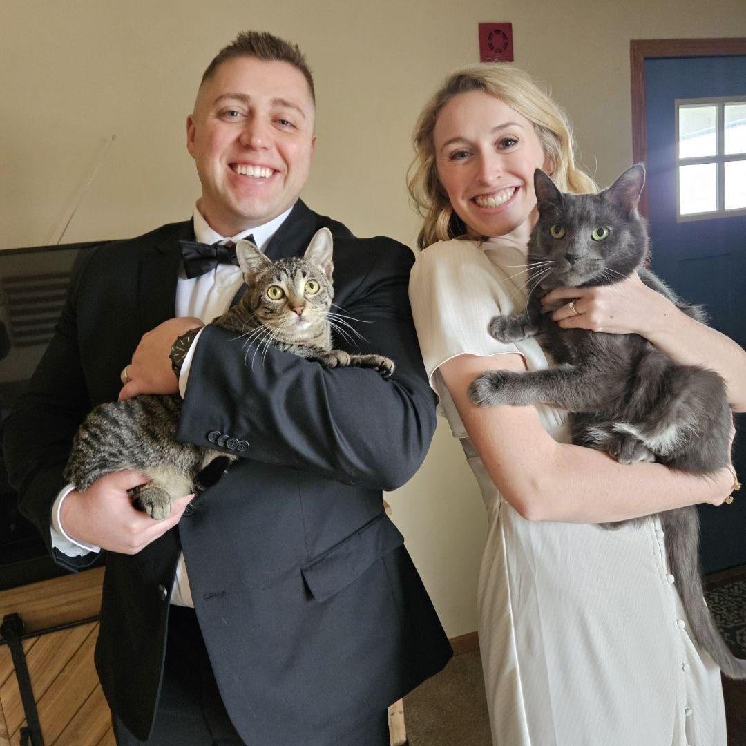 A family picture after our courthouse wedding!