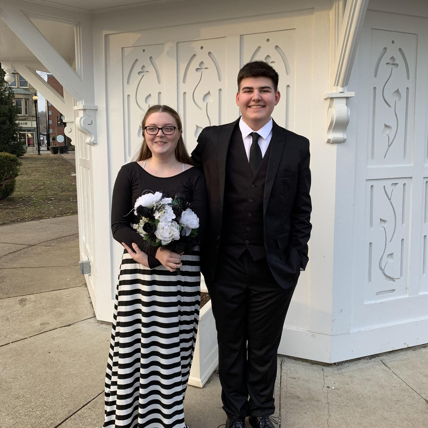 Our first dance together.