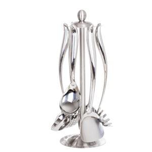 Stainless Steel Cooking Utensils Set with Holder