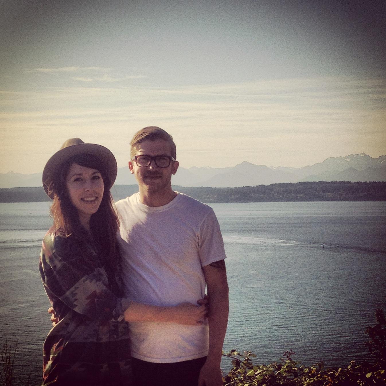 Our first photo together!