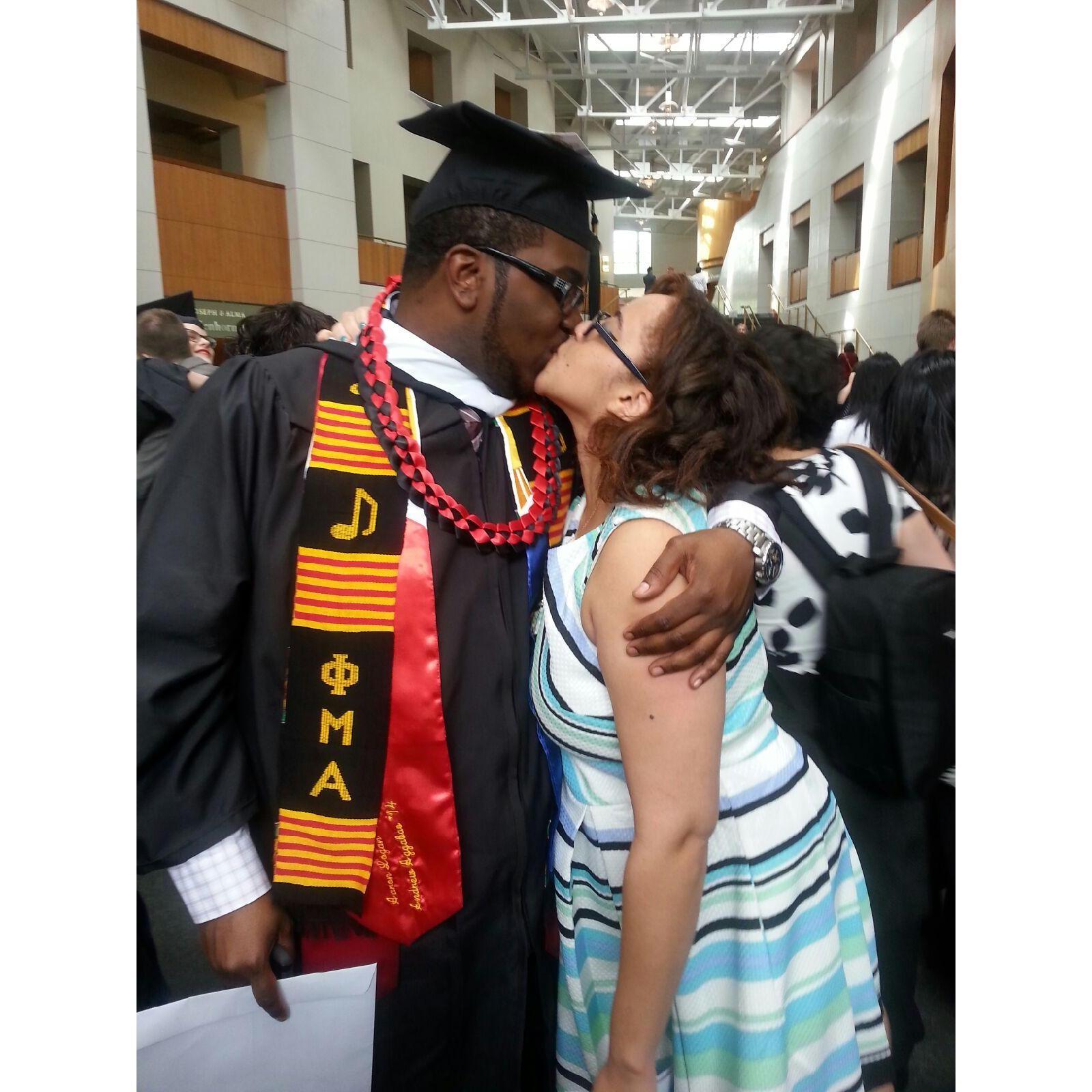 Aaron's graduation.