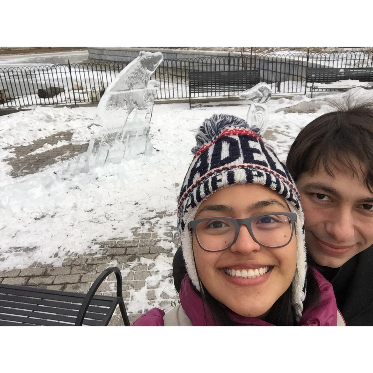 Our first trip together! Phili Zoo