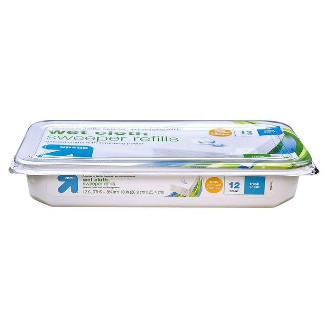 Wet Floor Wipes - 12ct - Up&Up™