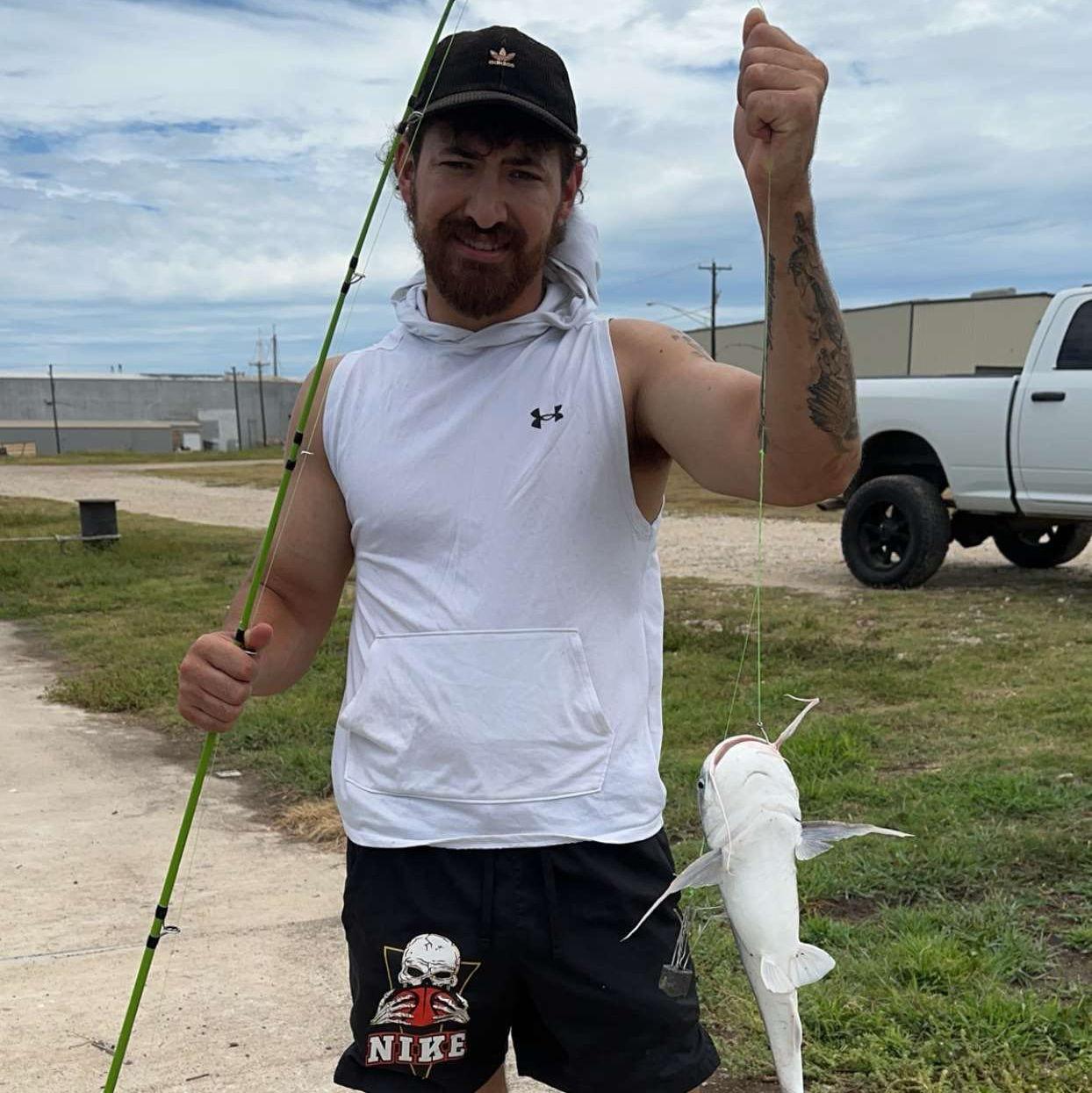 First time ever fishing together (rip the truck)