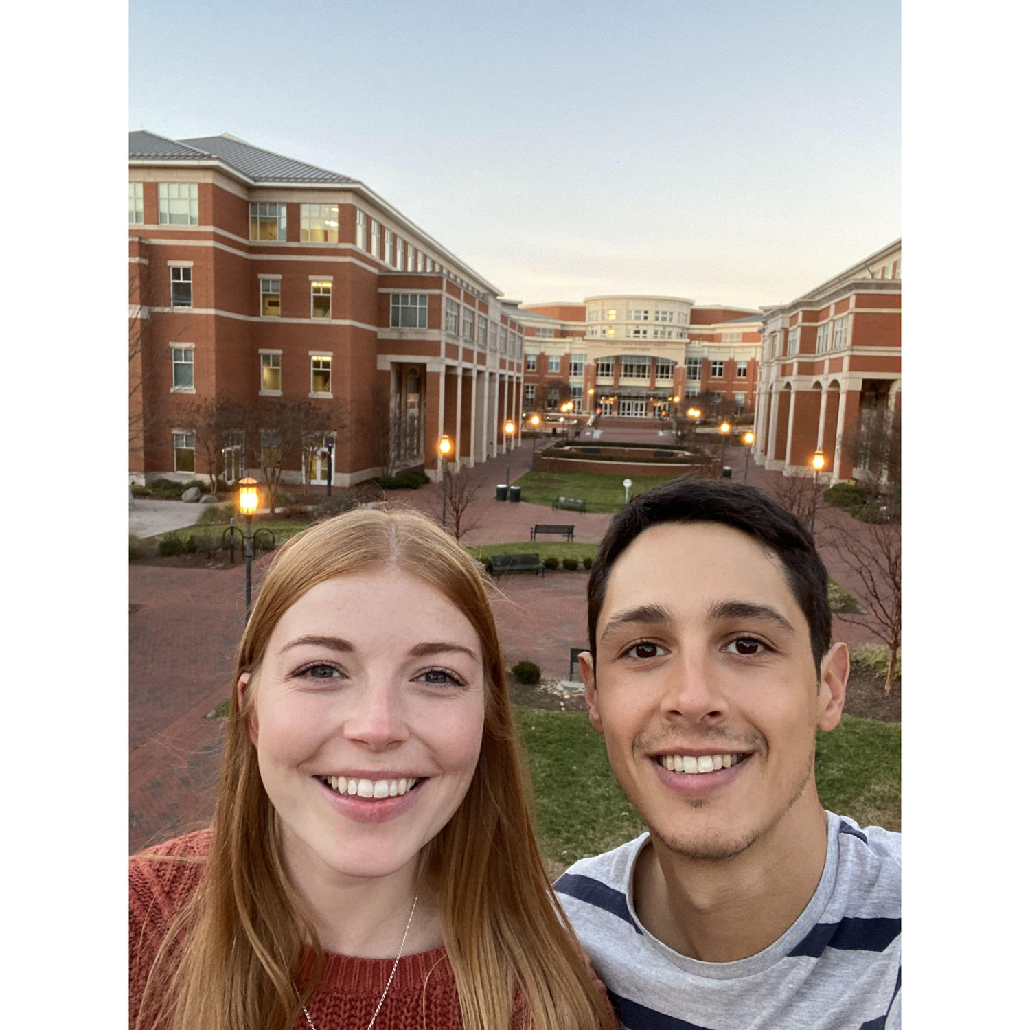 Miguel's first trip to the USA in December 2021. Exploring UNC Charlotte, Mary's college campus.