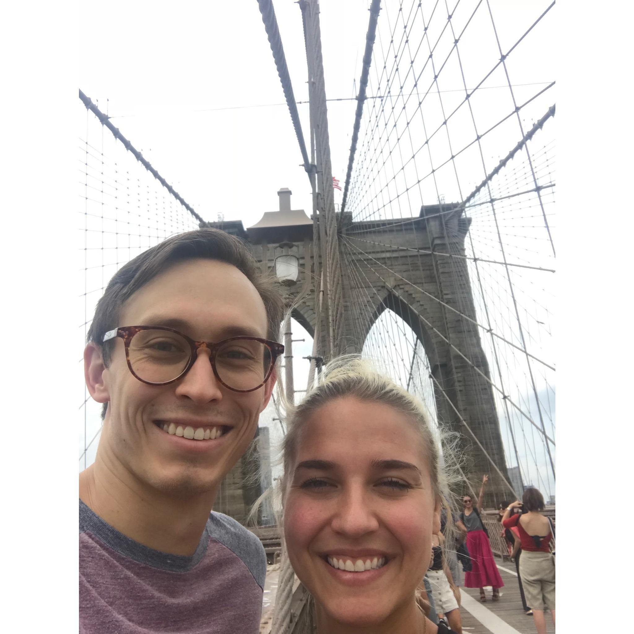 Brooklyn bridge, NYC, Fall 2018.
