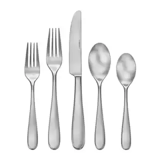 Craft Kitchen 33-Piece Satin Classic Flatware Set, Service for 6