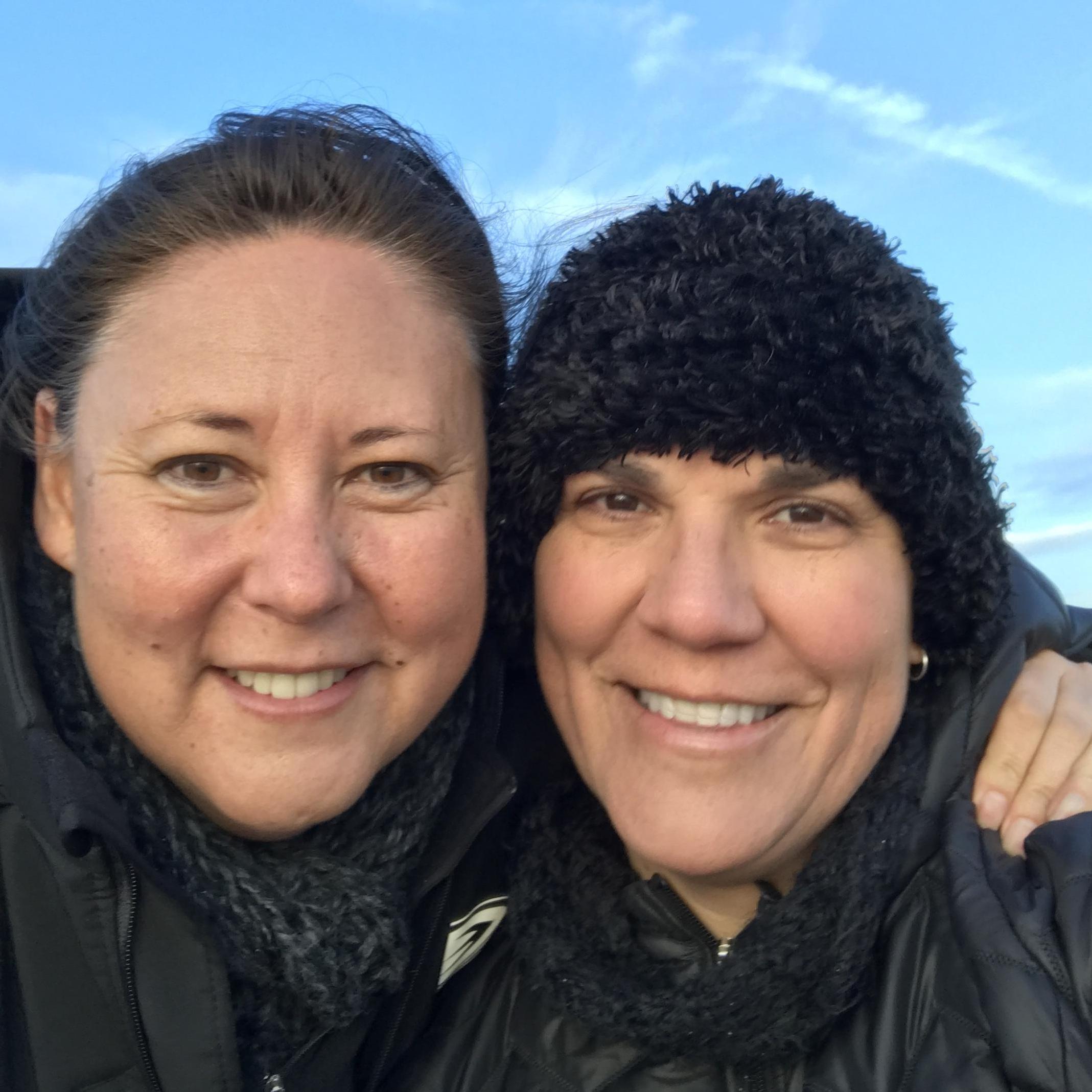 It was cold but our first picnic dinner at the beach was fabulous