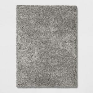 5'X7' Solid Eyelash Woven Shag Rug Gray - Project 62™