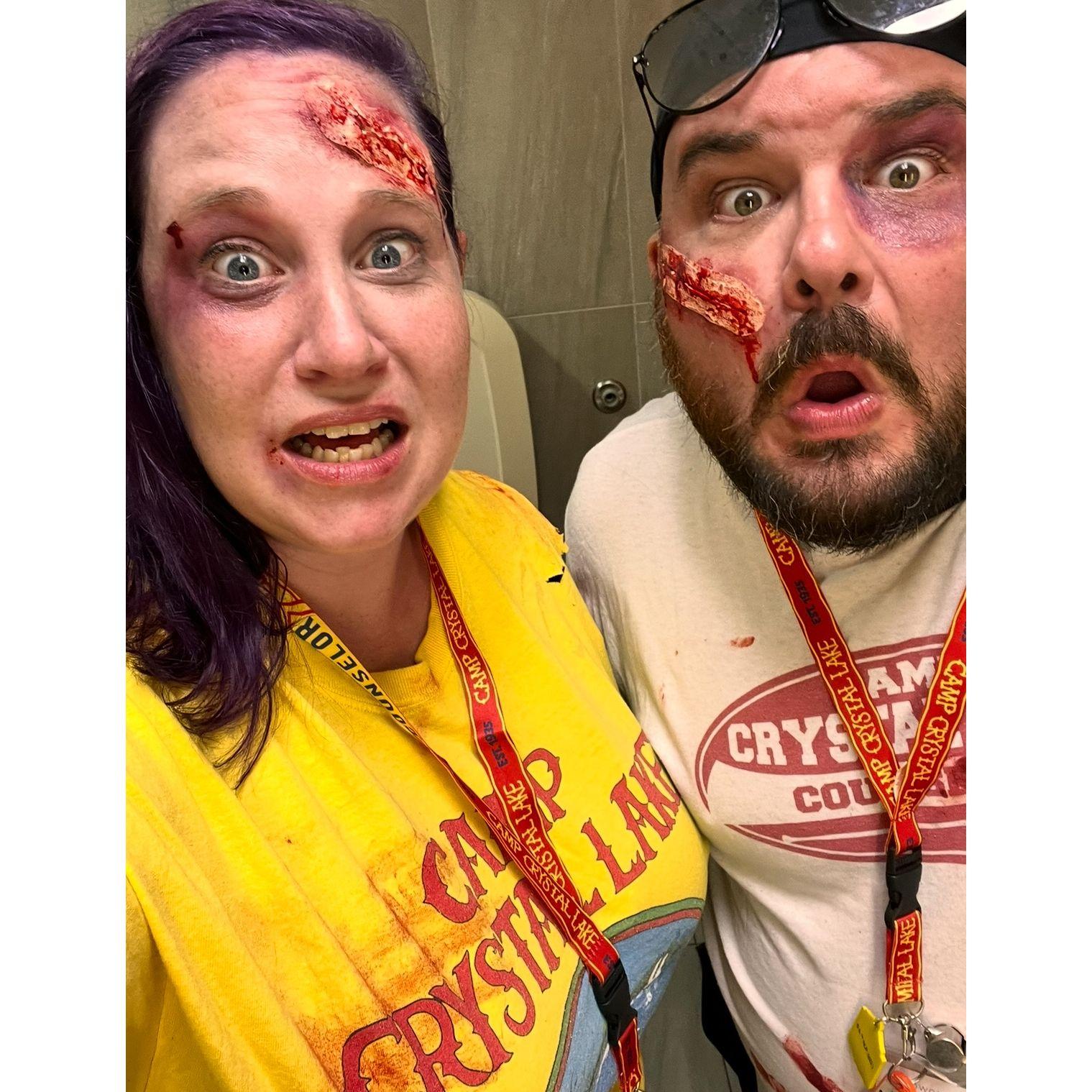 Halloween Costume for Sarah and Bruce's wedding!