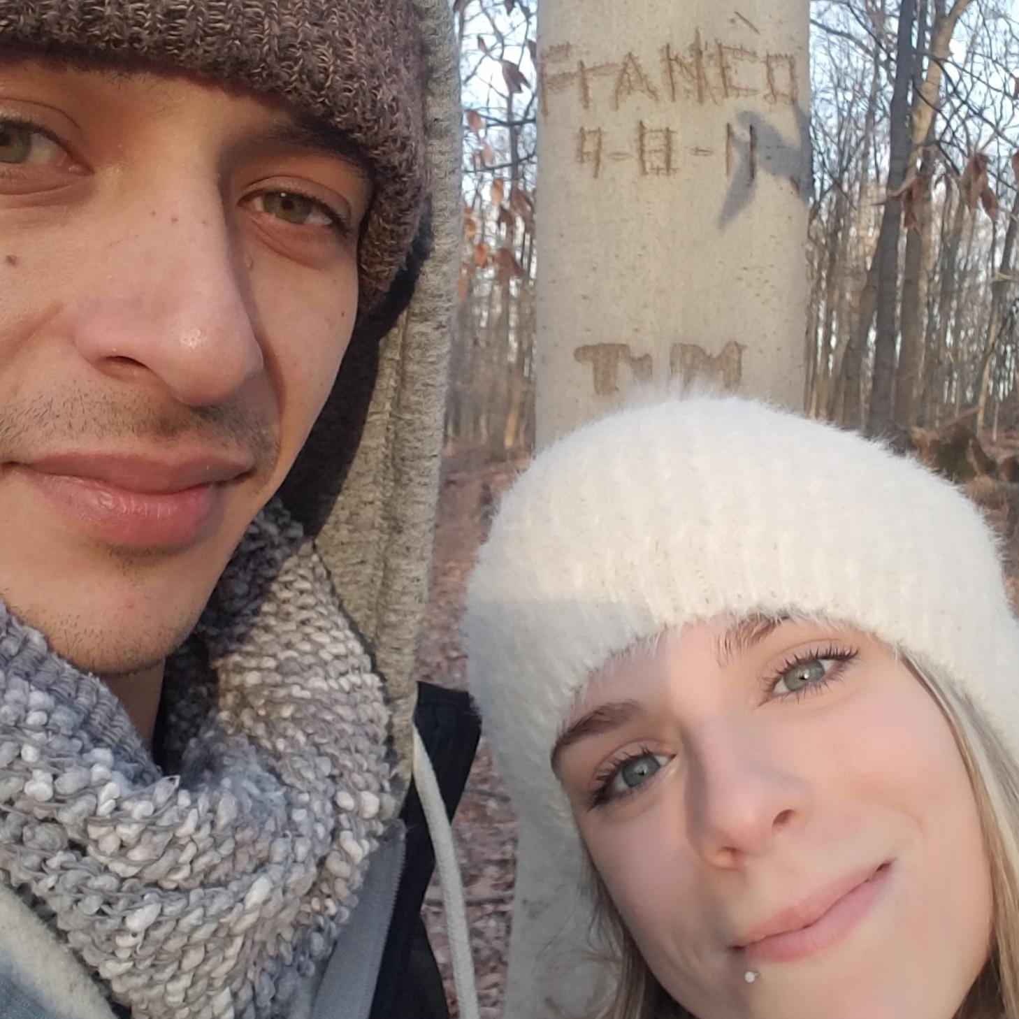 Winter hike, Watchung Reservation, December 2020.