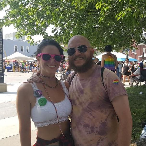 Amos and Diane at Pride