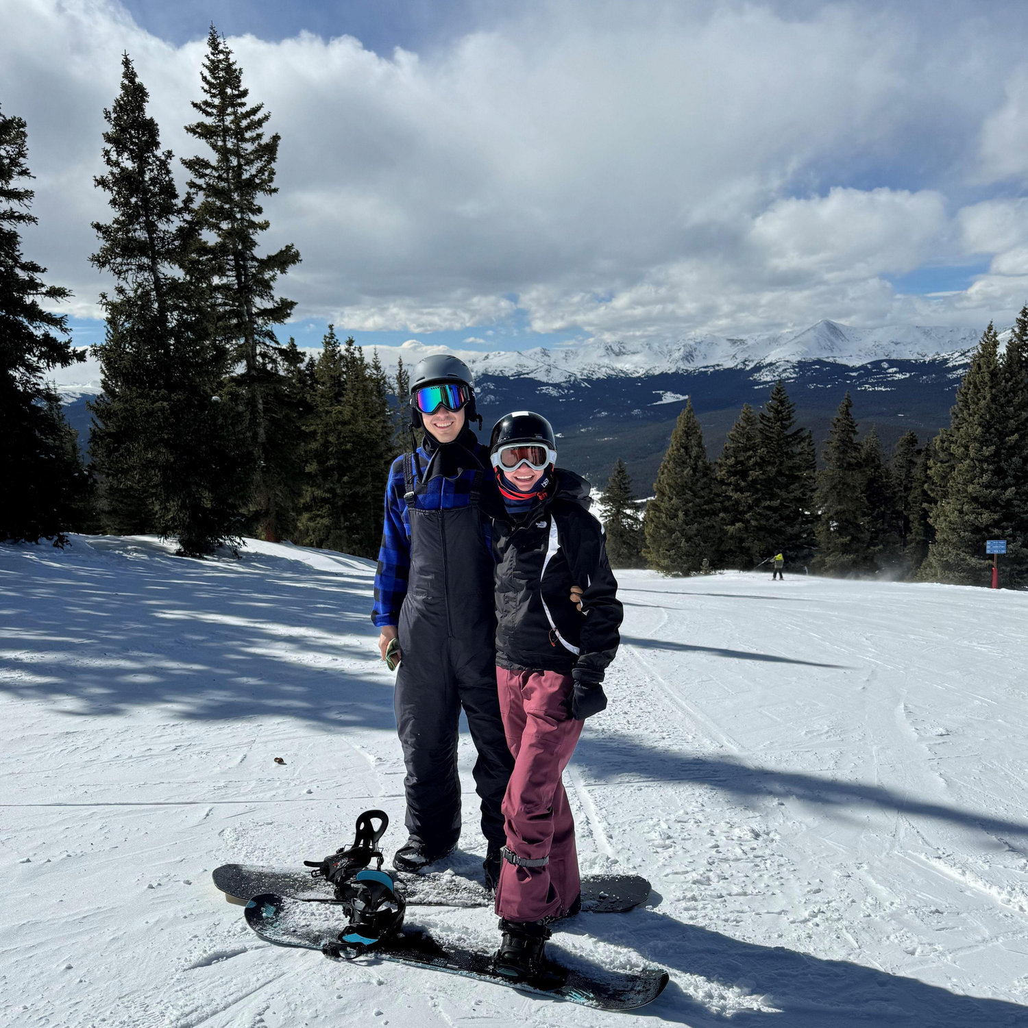 Snowboarding at Keystone