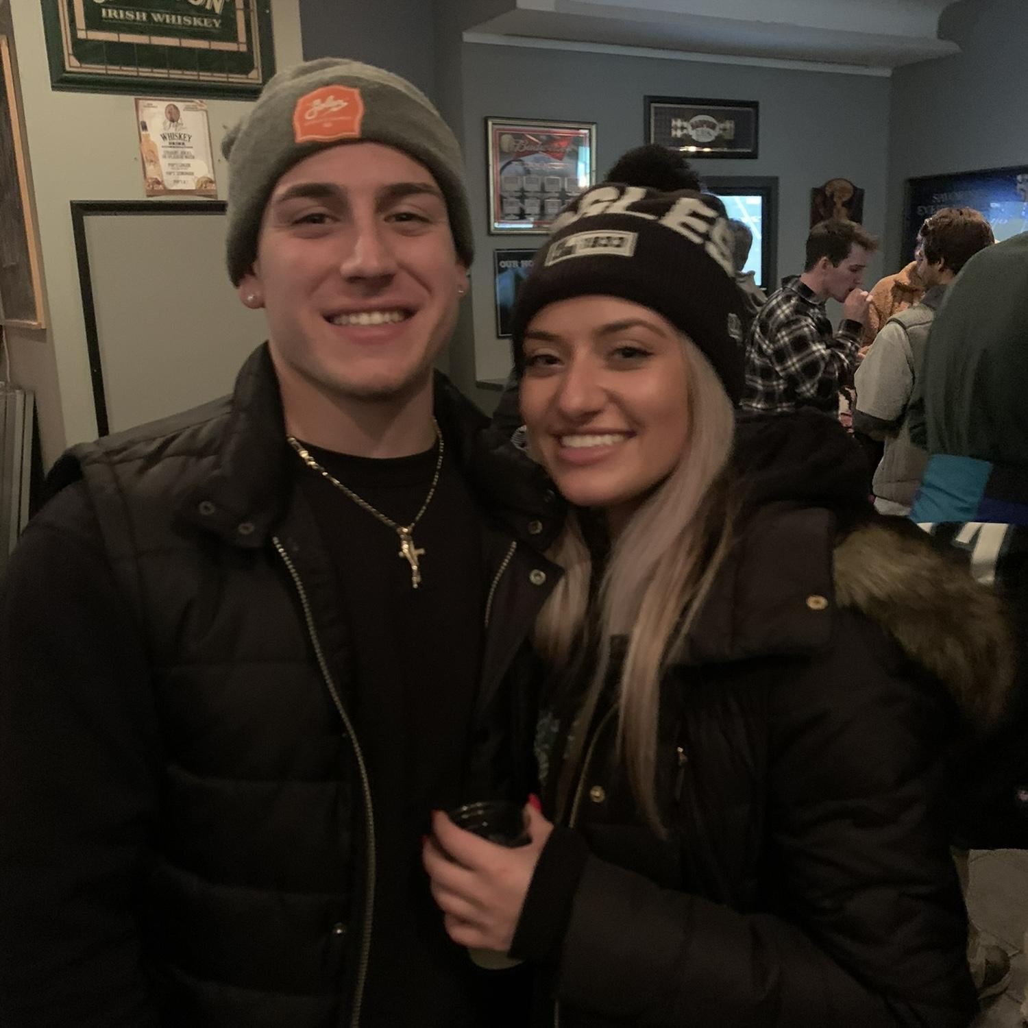 Our first picture taken together!