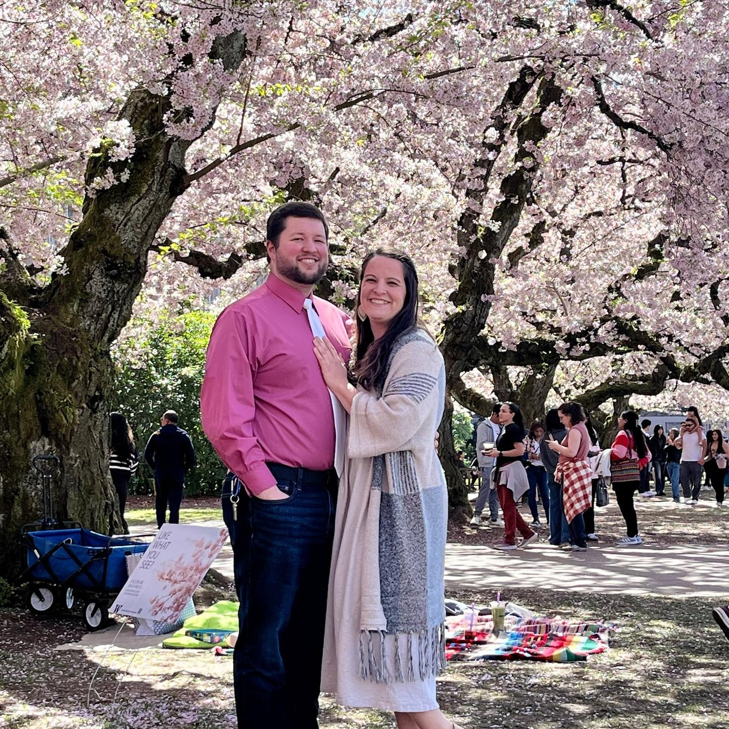 Washington State University cherry blossoms (Lindsee's favorite!) on Easter 2024.