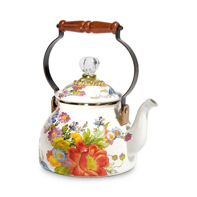 MacKenzie-Childs Flower Market 2-Quart Tea Kettle