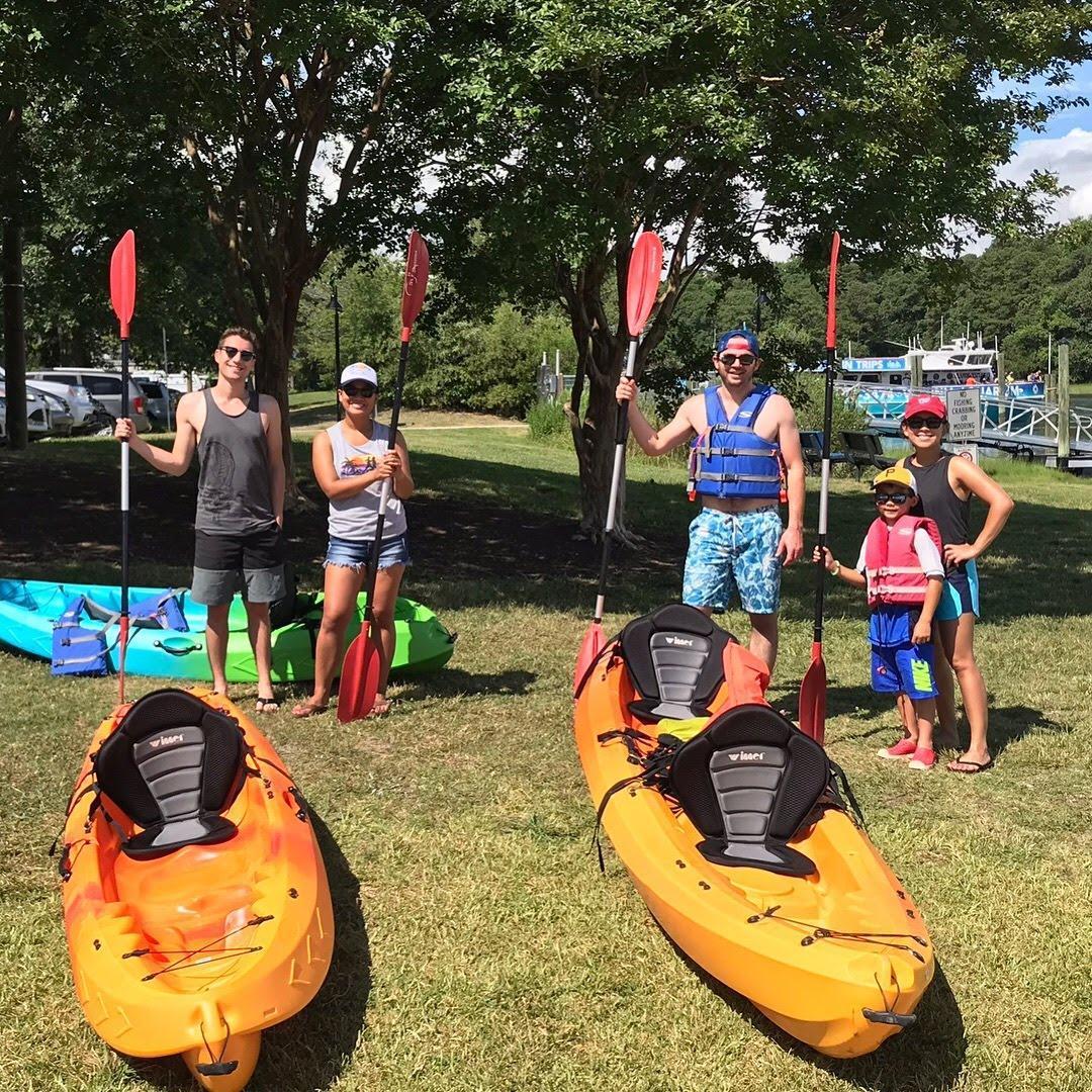 Kayaking in Virginia Beach, July 2018.