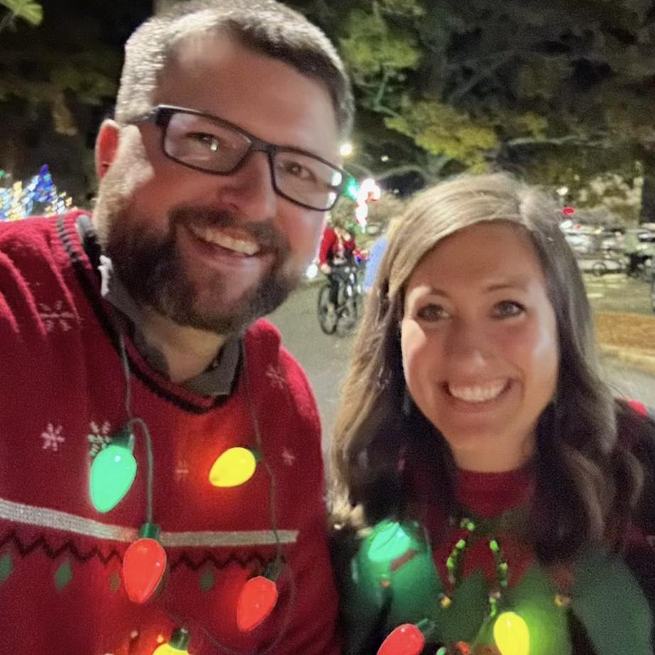 Biking through Callaway’s lights