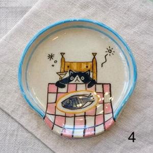 Handcrafted Spoon Rest – Unique Hand Painted Ceramic Dish