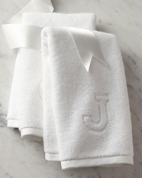 Matouk Auberge Monogrammed Hand Towel - L