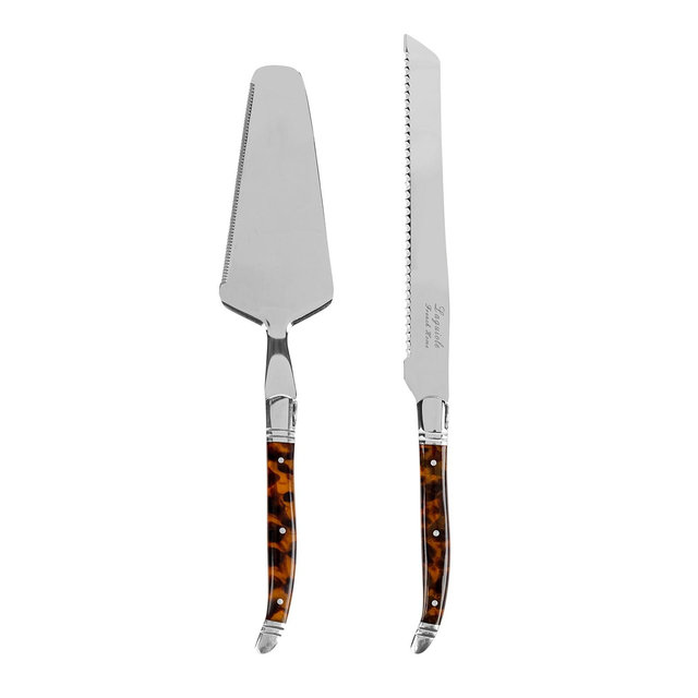 French Home Connoisseur Laguiole 2-Pc. Cake and Pie Server Set
