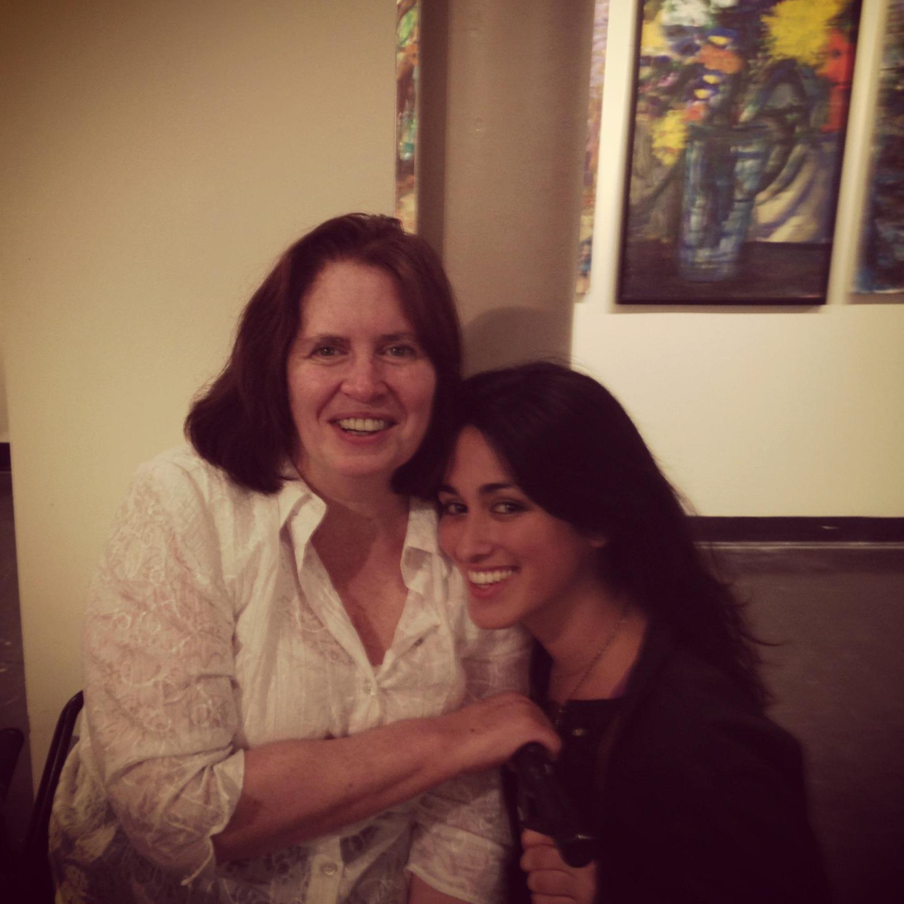 Katie at her mother's art show opening!
Philadelphia, Pennsylvania, May 2012