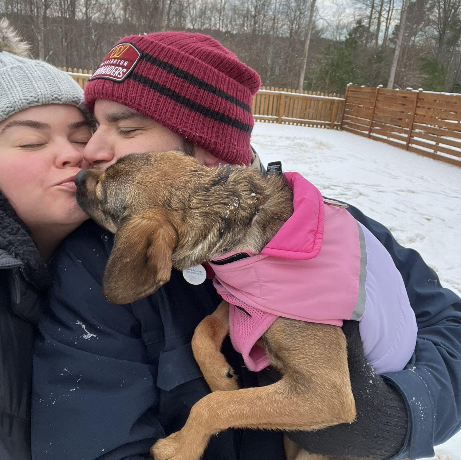 Sandy's first snow