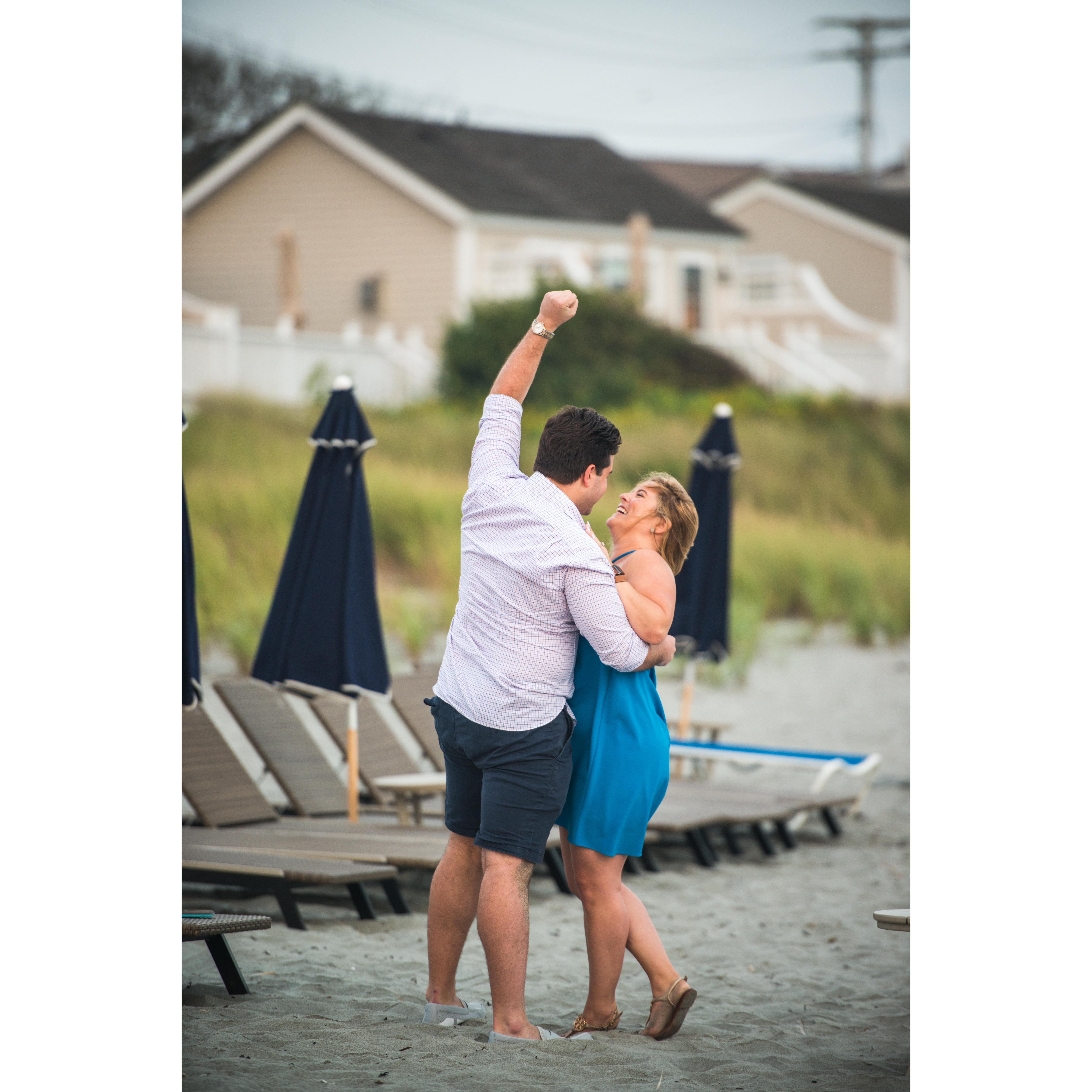 She said "Yes"!
