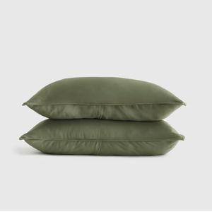Bamboo Sham Set in Olive