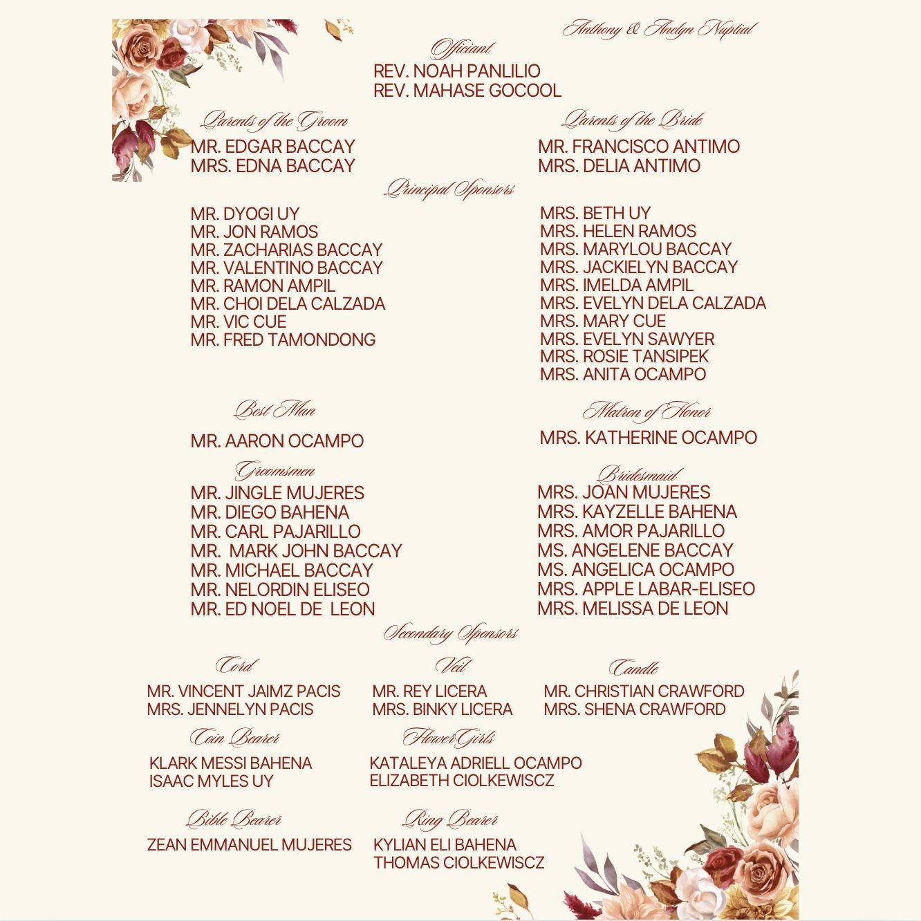 Wedding Party