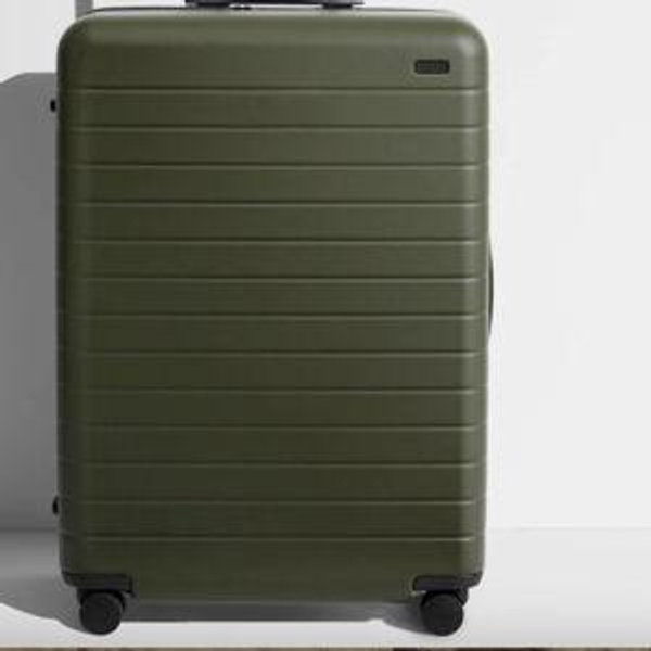 Shop Large & Checked Suitcases in Olive Green | Away