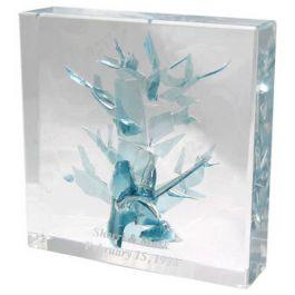 Tree of Life Wedding Glass Keepsake Cube