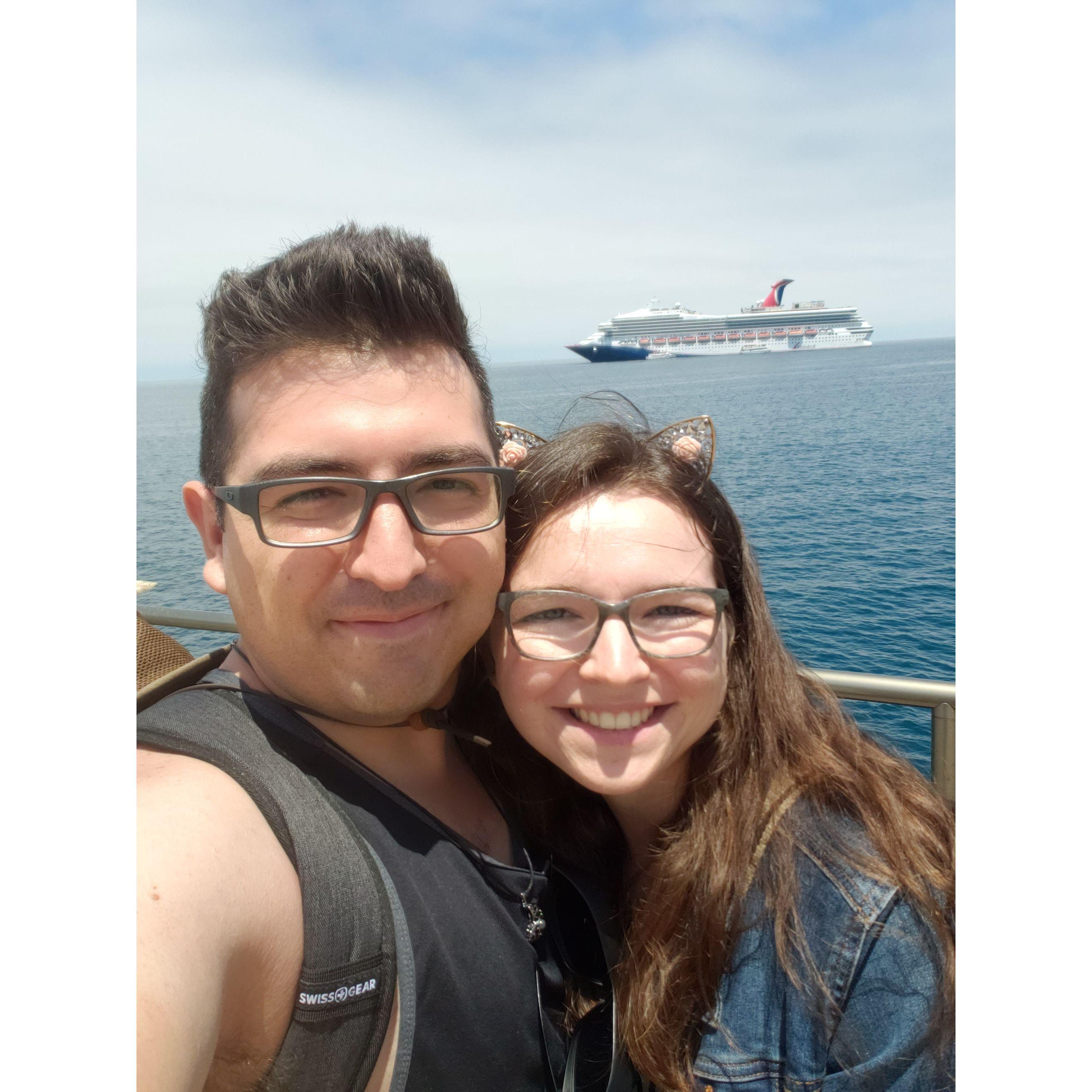 Our first cruise together with Matt's family