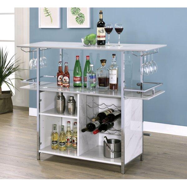 Laurin Giala Faux Marble Bar Table